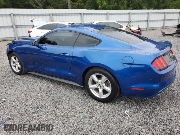 2017 Ford Mustang V6 with VIN 1FA6P8AM8H5238687, listed as a Copart auction lot 62846305 with 110,300 mi miles and Salvage title. Bid and sale history available at DreamBid. Image 2.