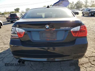 2007 BMW 3 Series 328i with VIN WBAVC53537FZ74075, listed as a Copart auction lot 52943835 with 107,117 mi miles and Salvage Title. Bid and sale history available at carsss.com. Image 6.