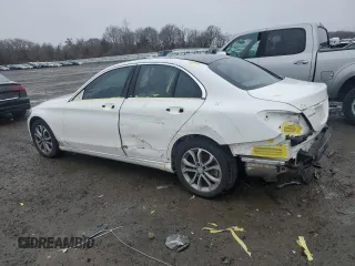 2017 Mercedes-Benz C 300 with VIN 55SWF4KB0HU188268, listed as a Copart auction lot 51310845 with 126,739 mi miles and Salvage Title. Bid and sale history available at DreamBid. Image 2.