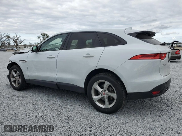 2018 Jaguar F-PACE 30t Premium with VIN SADCJ2GX8JA236792, listed as a Copart auction lot 86493684 with 107,214 mi miles and Salvage Title. Bid and sale history available at carsss.com. Image 2.