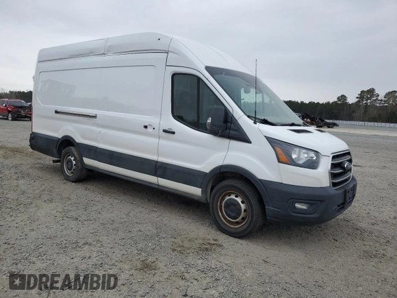 2020 Ford Transit Cargo with VIN 1FTBW3X81LKA45610, listed as a Copart auction lot 50206325 with 154,697 mi miles and Clean Title. Bid and sale history available at DreamBid. Image 4.