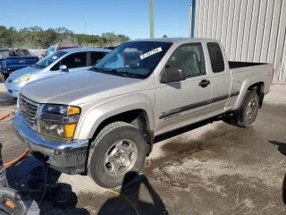 2005 GMC Canyon SLE Z71 with VIN 1GTDT196158195105, listed as a Copart auction lot 81497704 with 245,278 mi miles and Salvage Title. Bid and sale history available at carsss.com. Image 1.