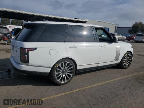 2020 Land Rover Range Rover z VIN SALGS5SE1LA412529, wystawiony jako Copart lot #41509965 z przebiegiem 24 896 mil mil oraz Szkoda całkowita • Salvage title. Historia ofert i sprzedaży dostępna na DreamBid. Obrazek 3.