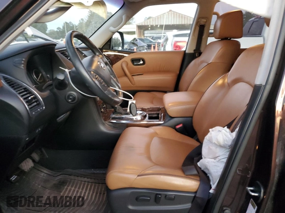2017 Nissan Armada SV with VIN JN8AY2ND1H9005028, listed as a Copart auction lot 81962194 with 86,682 mi miles and Salvage Title. Bid and sale history available at carsss.com. Image 7.