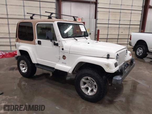 1997 Jeep Wrangler Sahara with VIN 1J4FY49S3VP529837, listed as a IAAI auction lot 41752978 with 138,024 mi miles. Bid and sale history available at carsss.com. Image 1.