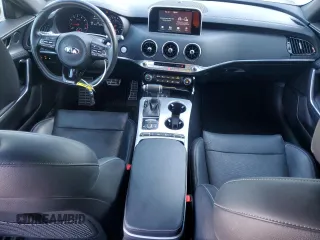 2021 Kia Stinger GT with VIN KNAE35LC0M6097765, listed as a Copart auction lot 49168025 with 68,394 mi miles and Salvage Title. Bid and sale history available at carsss.com. Image 8.