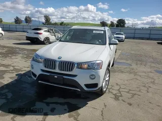 2017 BMW X3 sDrive28i with VIN 5UXWZ7C54H0U47165, listed as a Copart auction lot 49255465 with 57,242 mi miles and Salvage Title. Bid and sale history available at DreamBid. Image 12.