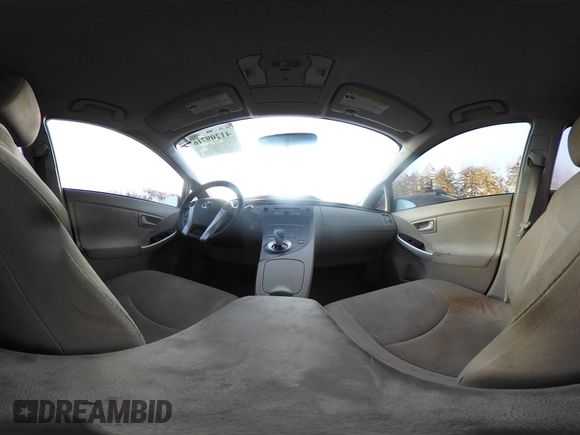 2010 Toyota Prius II with VIN JTDKN3DU5A0186774, listed as a IAAI auction lot 41209716 with 208,941 mi miles. Bid and sale history available at carsss.com. Image 18.