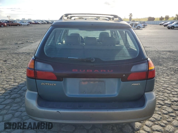2000 Subaru Legacy Outback with VIN 4S3BH6657Y7620094, listed as a Copart auction lot 48182655 with 296,942 mi miles and Salvage title. Bid and sale history available at DreamBid. Image 6.