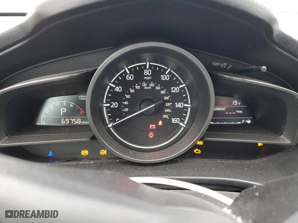 2017 Mazda Mazda3 4-Door Sport with VIN 3MZBN1U76HM156024, listed as a Copart auction lot 45887235 with 69,758 mi miles and Salvage Title. Bid and sale history available at carsss.com. Image 9.