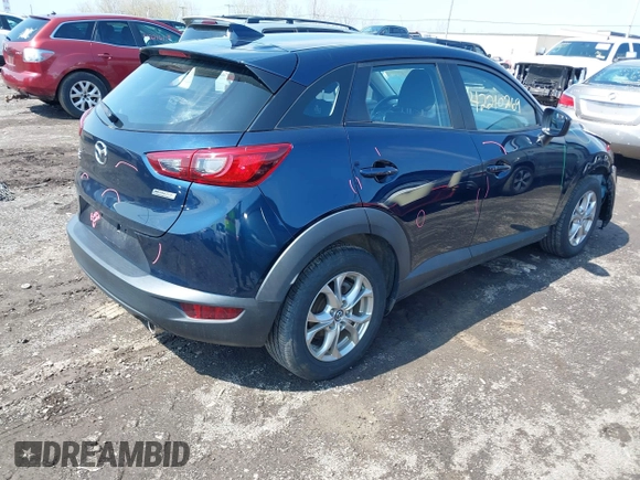 2019 Mazda CX-3 Sport z VIN JM1DKFB71K0445584, wystawiony jako IAAI lot #42210269 z przebiegiem 31 418 mil mil oraz . Historia ofert i sprzedaży dostępna na DreamBid. Obrazek 4.