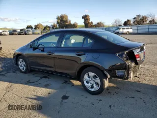 2015 Honda Civic Sedan LX with VIN 19XFB2F53FE072555, listed as a Copart auction lot 49179385 with 35,480 mi miles and Salvage Title. Bid and sale history available at carsss.com. Image 2.