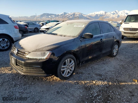 2017 Volkswagen Jetta 1.4T S with VIN 3VW2B7AJXHM213515, listed as a Copart auction lot 42537415 with 53,738 mi miles and Salvage Title. Bid and sale history available at carsss.com. Image 1.