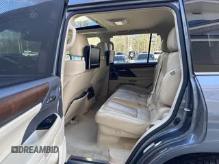 2017 Lexus LX with VIN JTJHY7AX6H4242003, listed as a IAAI auction lot 41761727 with 115,344 mi miles. Bid and sale history available at carsss.com. Image 8.
