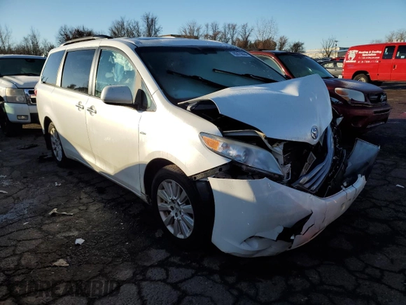 2016 Toyota Sienna Limited with VIN 5TDDK3DC3GS143212, listed as a Copart auction lot 85679694 with 150,340 mi miles and Salvage title. Bid and sale history available at DreamBid. Image 4.