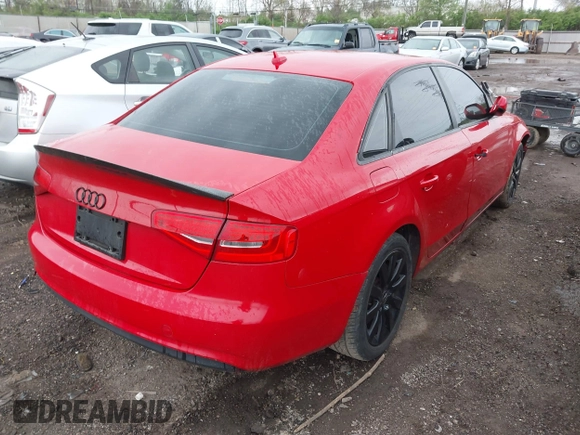 2013 Audi A4 Premium with VIN WAUBFAFL6DN031659, listed as a IAAI auction lot 42077526 with 54,269 mi miles and . Bid and sale history available at DreamBid. Image 4.
