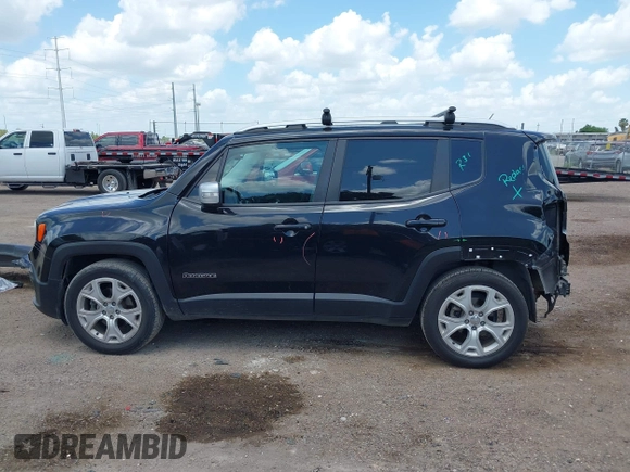 2016 Jeep Renegade Limited with VIN ZACCJADTXGPE09552, listed as a IAAI auction lot 42445660 with 125,004 mi miles and . Bid and sale history available at DreamBid. Image 15.