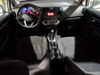 2014 Kia Rio LX with VIN KNADM4A32E6382362, listed as a Copart auction lot 46635005 with 126,907 mi miles and Salvage Title. Bid and sale history available at DreamBid. Image 8.