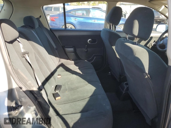 2010 Nissan Versa 1.8 S with VIN 3N1BC1CP9AL468234, listed as a Copart auction lot 52142665 with 127,396 mi miles and Salvage Title. Bid and sale history available at carsss.com. Image 10.