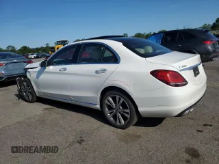 2021 Mercedes-Benz C 300 with VIN W1KWF8EB4MR637322, listed as a Copart auction lot 59097045 with 55,393 mi miles and Salvage title. Bid and sale history available at DreamBid. Image 2.