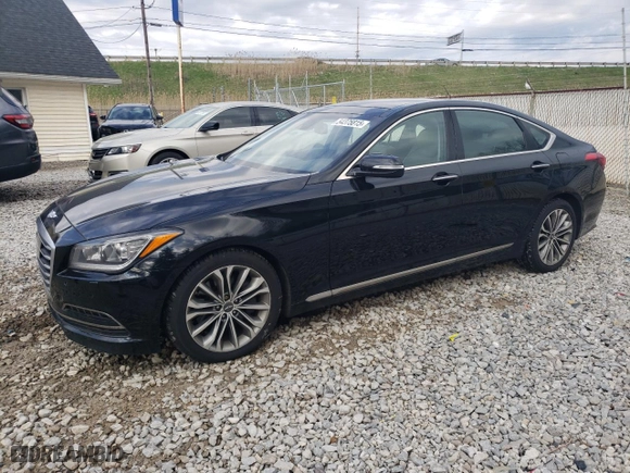 2015 Hyundai Genesis 3.8L with VIN KMHGN4JE3FU021729, listed as a Copart auction lot 54375815 with 185,613 mi miles and Clean Title. Bid and sale history available at carsss.com. Image 1.
