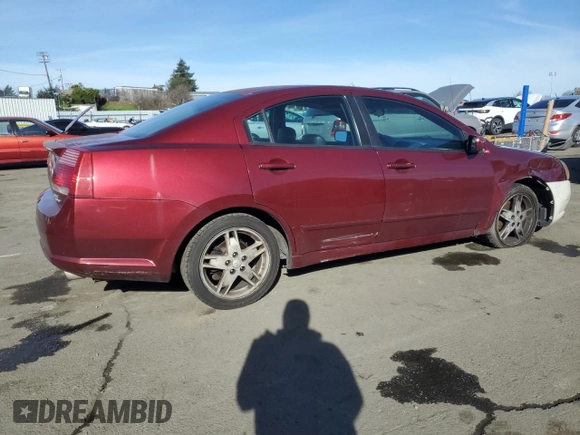 2005 Mitsubishi Galant GTS with VIN 4A3AB76S75E031821, listed as a Copart auction lot 86926274 with 186,432 mi miles and Salvage Title. Bid and sale history available at carsss.com. Image 3.