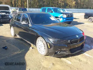 2013 BMW 3 Series 328i with VIN WBA3A5G5XDNP25605, listed as a IAAI auction lot 40854040 with 155,511 mi miles. Bid and sale history available at carsss.com. Image 6.