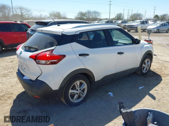 2019 Nissan Kicks S with VIN 3N1CP5CU6KL514318, listed as a IAAI auction lot 41655750 with 79,034 mi miles and . Bid and sale history available at carsss.com. Image 4.