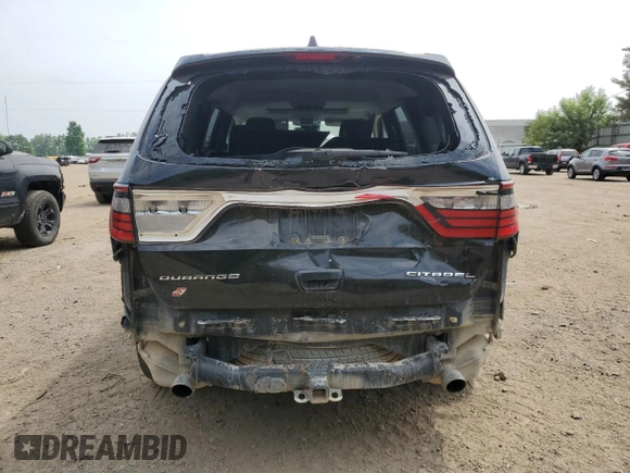 2018 Dodge Durango Citadel Anodized Platinum with VIN 1C4SDJET7JC328067, listed as a Copart auction lot 60412275 with 106,683 mi miles and Clean title. Bid and sale history available at DreamBid. Image 6.