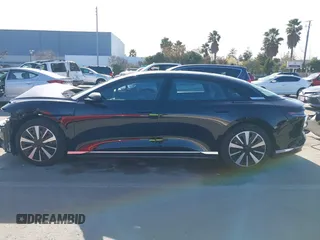 2024 Lucid Air Pure with VIN 50EA1PGA8RA003420, listed as a IAAI auction lot 41593215 with 3,856 mi miles. Bid and sale history available at carsss.com. Image 15.
