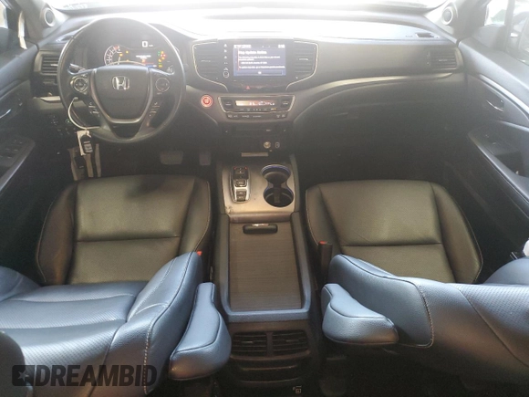 2022 Honda Ridgeline RTL-E with VIN 5FPYK3F78NB006440, listed as a Copart auction lot 63278805 with 51,804 mi miles and Salvage title. Bid and sale history available at DreamBid. Image 8.