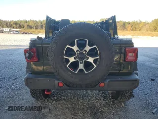 2021 Jeep Wrangler Unlimited Rubicon с VIN 1C4HJXFN6MW652765, выставлен на аукционе Copart как лот 81967164 с пробегом 52 380 миль миль и Списание • Salvage title. История ставок и продаж доступна на DreamBid. Изображение 6.