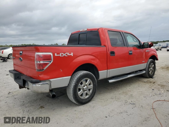 2013 Ford F-150 XL with VIN 1FTFW1ET2DFB96186, listed as a Copart auction lot 54178405 with 211,232 mi miles and Salvage Title. Bid and sale history available at carsss.com. Image 3.