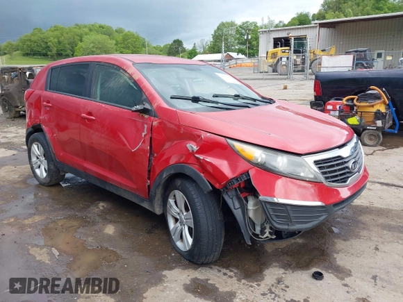 2012 Kia Sportage LX with VIN KNDPB3A23C7311640, listed as a IAAI auction lot 42258206 with 220,000 mi miles and . Bid and sale history available at DreamBid. Image 1.