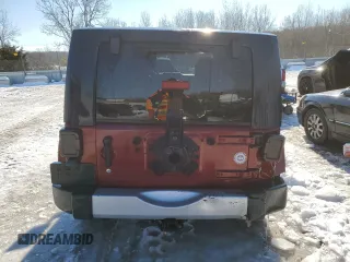 2008 Jeep Wrangler Unlimited Sahara with VIN 1J4GA59158L626362, listed as a Copart auction lot 87647045 with 179,547 mi miles and Non repairable. Bid and sale history available at DreamBid. Image 6.