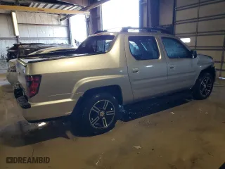 2013 Honda Ridgeline Sport with VIN 5FPYK1F73DB011466, listed as a Copart auction lot 47089965 with 129,731 mi miles and Salvage Title. Bid and sale history available at carsss.com. Image 3.