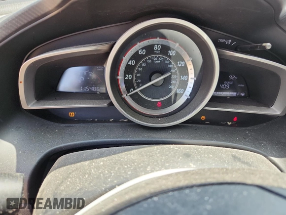2014 Mazda 3 i Touring with VIN 3MZBM1V71EM117581, listed as a Copart auction lot 61588925 with 115,486 mi miles and Salvage title. Bid and sale history available at DreamBid. Image 9.