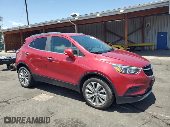 2017 Buick Encore Preferred with VIN KL4CJESB7HB044836, listed as a Copart auction lot 62586205 with 86,040 mi miles and Salvage title. Bid and sale history available at DreamBid. Image 4.