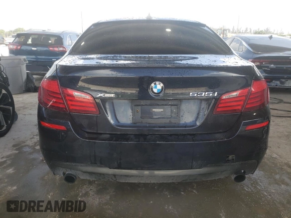 2013 BMW 5 Series 535i xDrive with VIN WBAFU7C5XDDU70417, listed as a Copart auction lot 60244315 with 182,264 mi miles and Clean title. Bid and sale history available at DreamBid. Image 6.