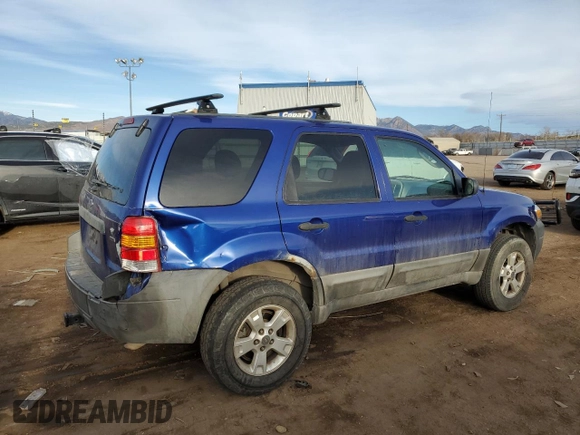 2006 Ford Escape XLT with VIN 1FMYU93146KA74403, listed as a Copart auction lot 49860645 with 216,741 mi miles and Salvage Title. Bid and sale history available at carsss.com. Image 3.