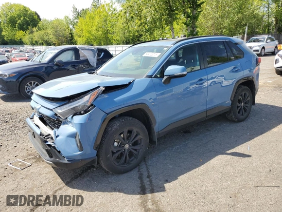 2024 Toyota RAV4 Hybrid SE with VIN JTM16RFV6RD147620, listed as a Copart auction lot 54415215 with 5,705 mi miles and Salvage title. Bid and sale history available at DreamBid. Image 1.