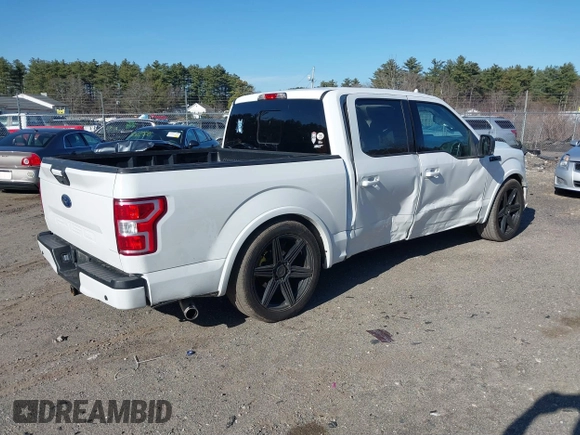 2018 Ford F-150 XL with VIN 1FTEW1EP6JFD45189, listed as a IAAI auction lot 41814329 with Not provided miles and . Bid and sale history available at DreamBid. Image 4.