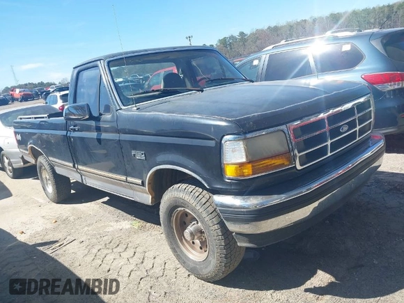 1995 Ford F-150 with VIN 1FTEF14N6SLB97371, listed as a IAAI auction lot 41833883 with 156,408 mi miles. Bid and sale history available at carsss.com. Image 1.