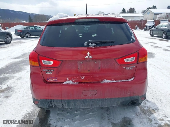 2013 Mitsubishi Outlander Sport LE with VIN 4A4AR5AU4DE025252, listed as a IAAI auction lot 41369262 with 93,020 mi miles. Bid and sale history available at carsss.com. Image 17.