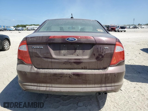 2012 Ford Fusion SE with VIN 3FAHP0HAXCR370569, listed as a Copart auction lot 55242485 with 113,222 mi miles and Clean Title. Bid and sale history available at DreamBid. Image 6.