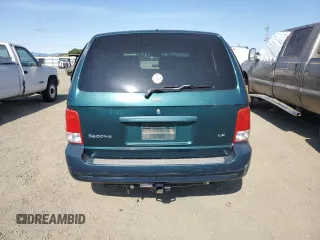 2002 Kia Sedona LX with VIN KNDUP131026325853, listed as a Copart auction lot 65872234 with 114,798 mi miles and Clean Title. Bid and sale history available at carsss.com. Image 6.
