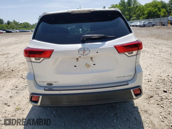 2017 Toyota Highlander Limited with VIN 5TDDZRFHXHS413030, listed as a Copart auction lot 58913115 with 93,295 mi miles and Salvage title. Bid and sale history available at DreamBid. Image 6.