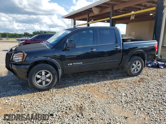 2012 Nissan Titan SV with VIN 1N6BA0EC6CN312465, listed as a Copart auction lot 58722815 with 186,207 mi miles and Salvage title. Bid and sale history available at DreamBid. Image 1.