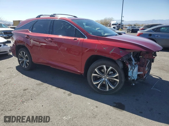 2020 Lexus RX with VIN JTJHZKEAXL2017805, listed as a Copart auction lot 47128195 with 42,076 mi miles and Salvage Title. Bid and sale history available at carsss.com. Image 4.