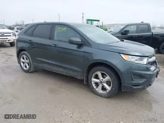 2015 Ford Edge SE with VIN 2FMTK3G95FBB46975, listed as a IAAI auction lot 41893777 with 221,328 mi miles. Bid and sale history available at carsss.com. Image 1.